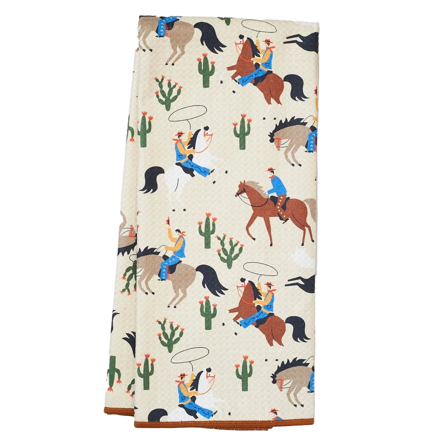 Once Again Home Anywhere Towel, Reversible: Rodeo, Multi