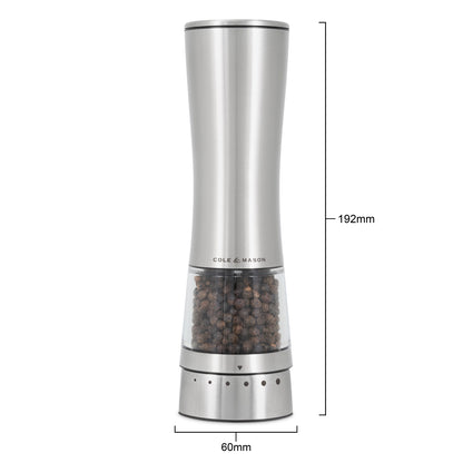 Cole & Mason Derwent Rechargeable Electric Mill: Pepper