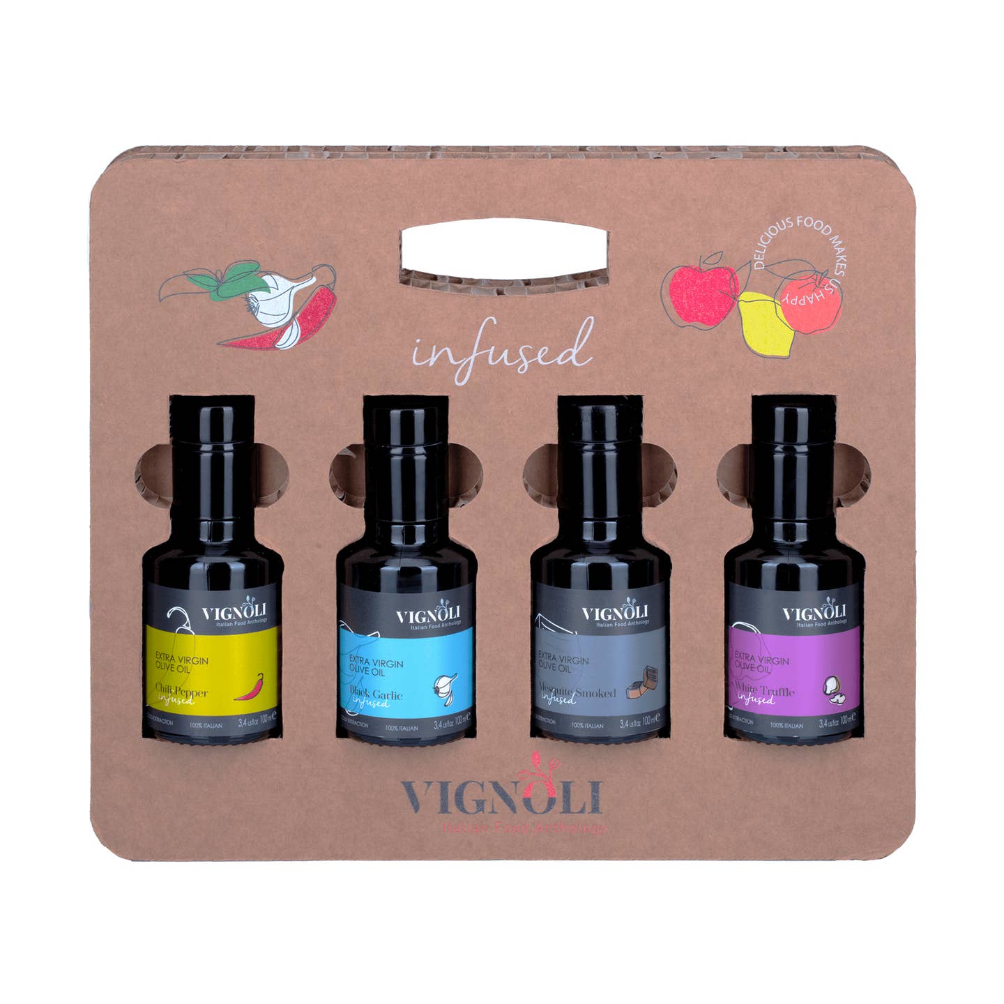 Vignoli Food Olive Oil Tasting Box - Get Grilling Collection