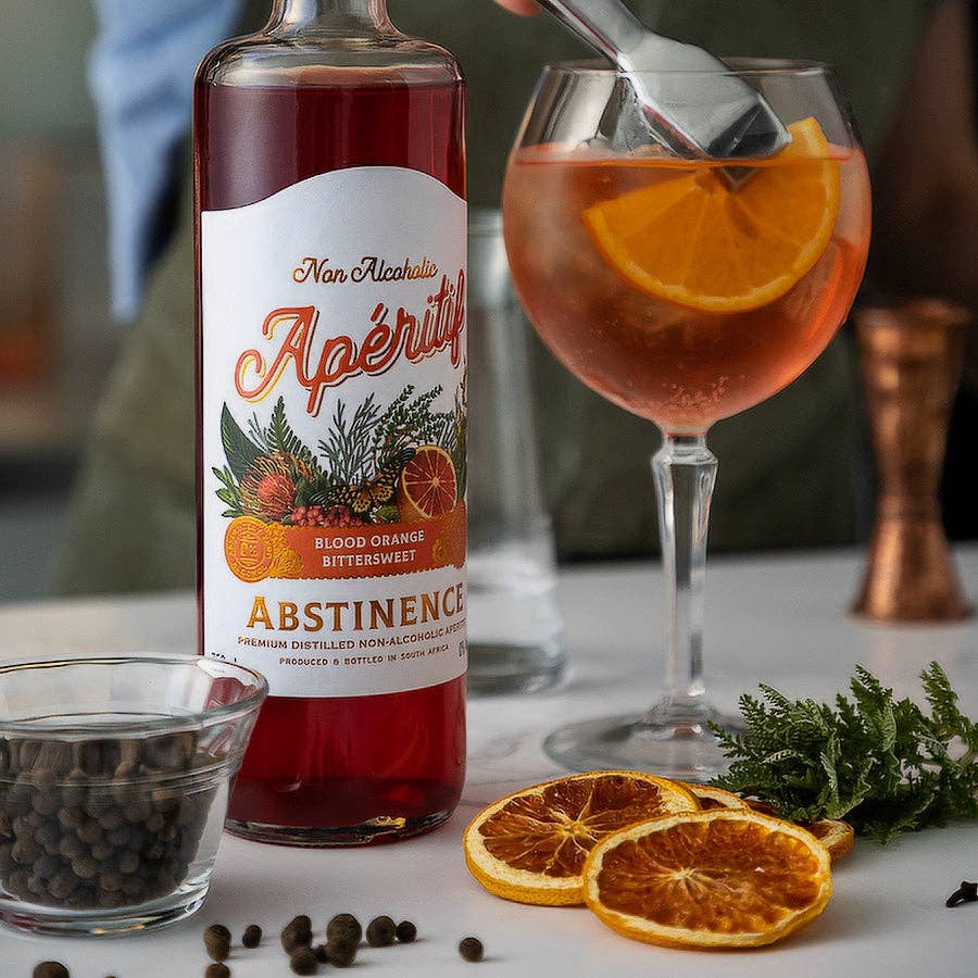 Abstinence Spirits Blood Orange Aperitif (Alcohol Free)