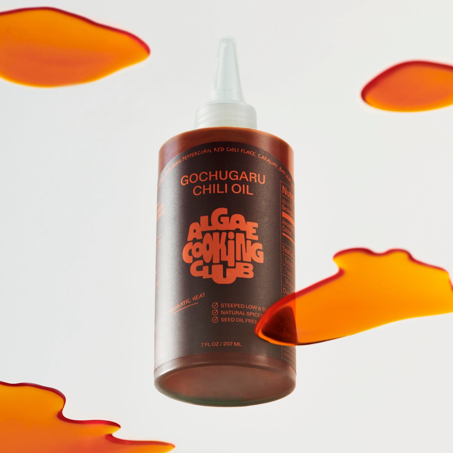 Algae Cooking Club Gochugaru Chili Oil: 7 oz.