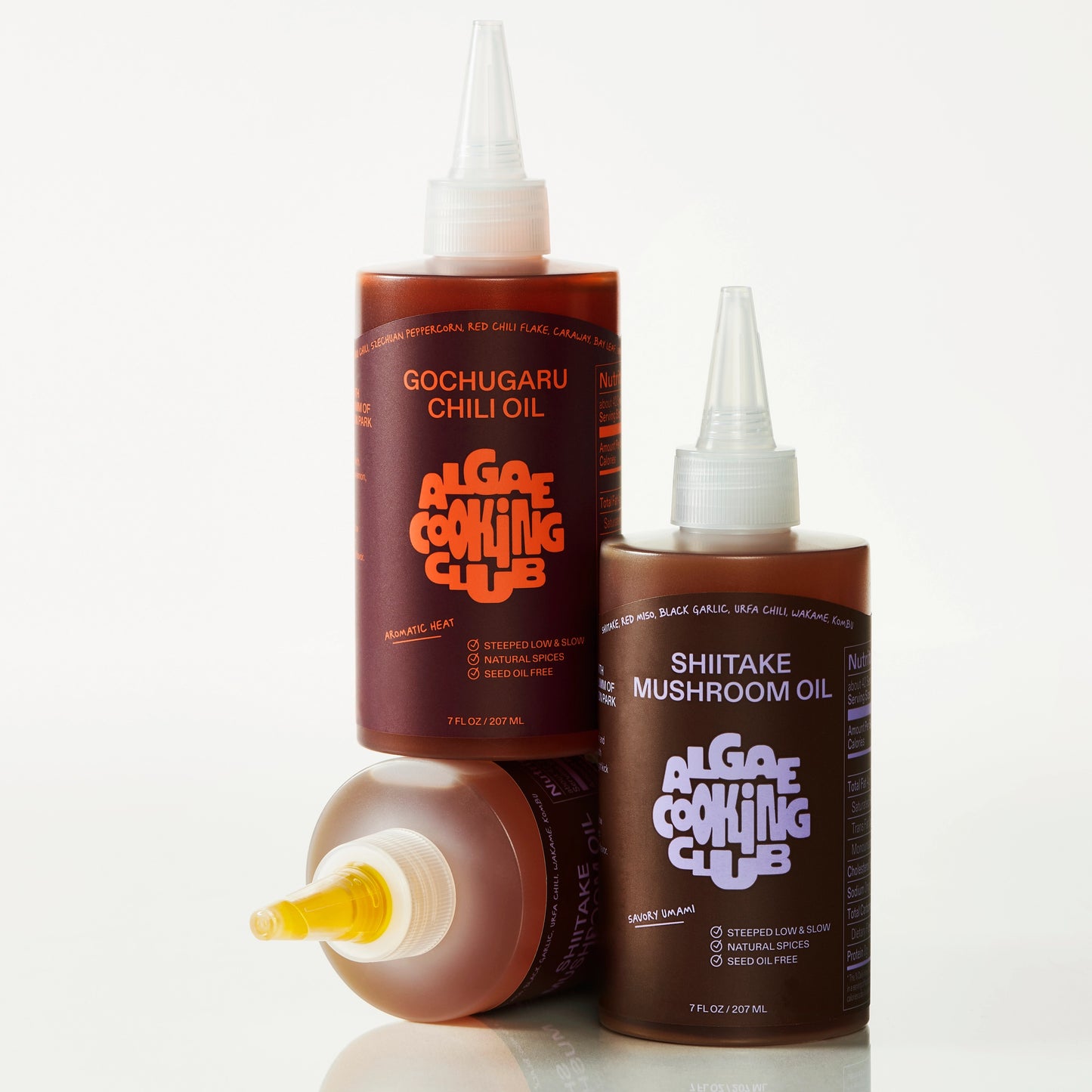 Algae Cooking Club Shiitake Mushroom Oil: 7 oz.