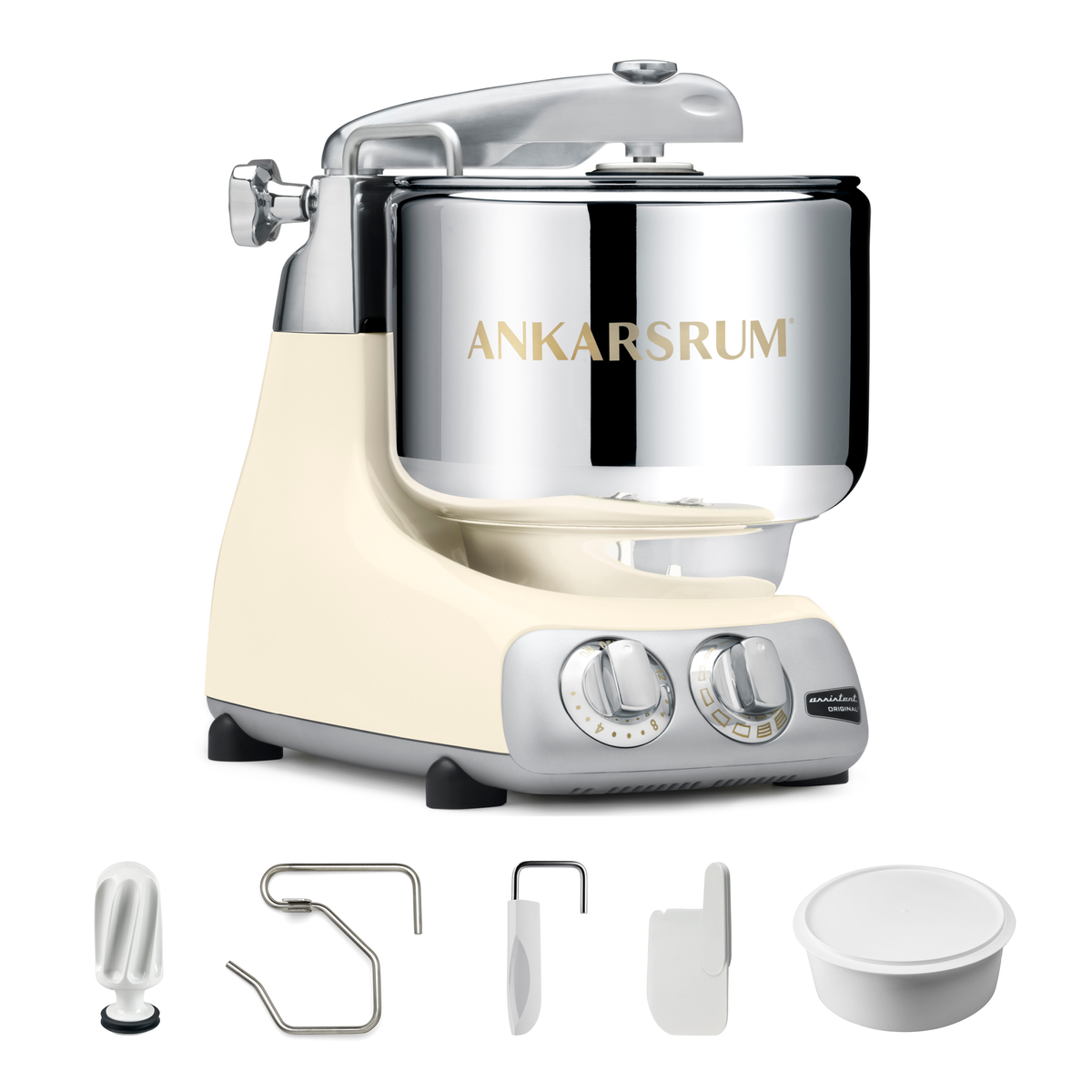 Ankarsrum Stand Mixer: Light Creme