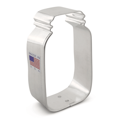 Ann Clark Cookie Cutter: Mason Jar, 3.5"