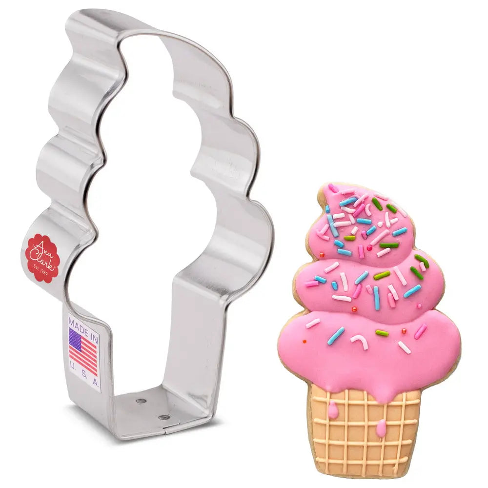 Ann Clark Cookie Cutter: Soft Serve Ice Cream