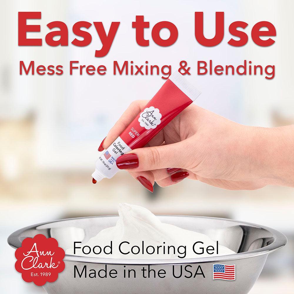 Ann Clark Gel Food Coloring (Set of 6)