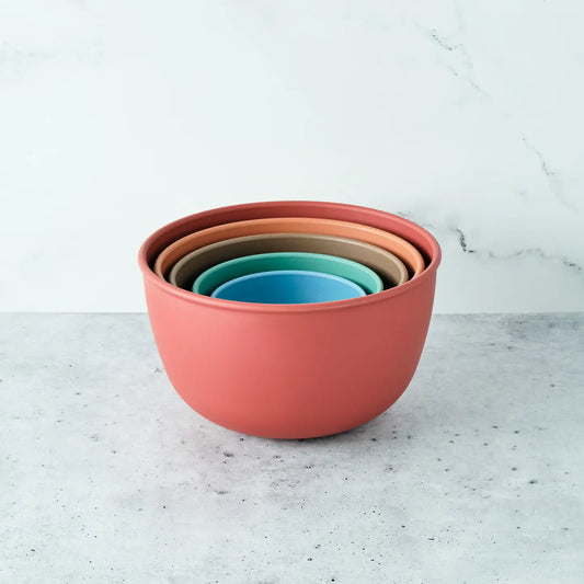 Bamboozle 5 Piece Mixing Bowl Set: Desert Bloom