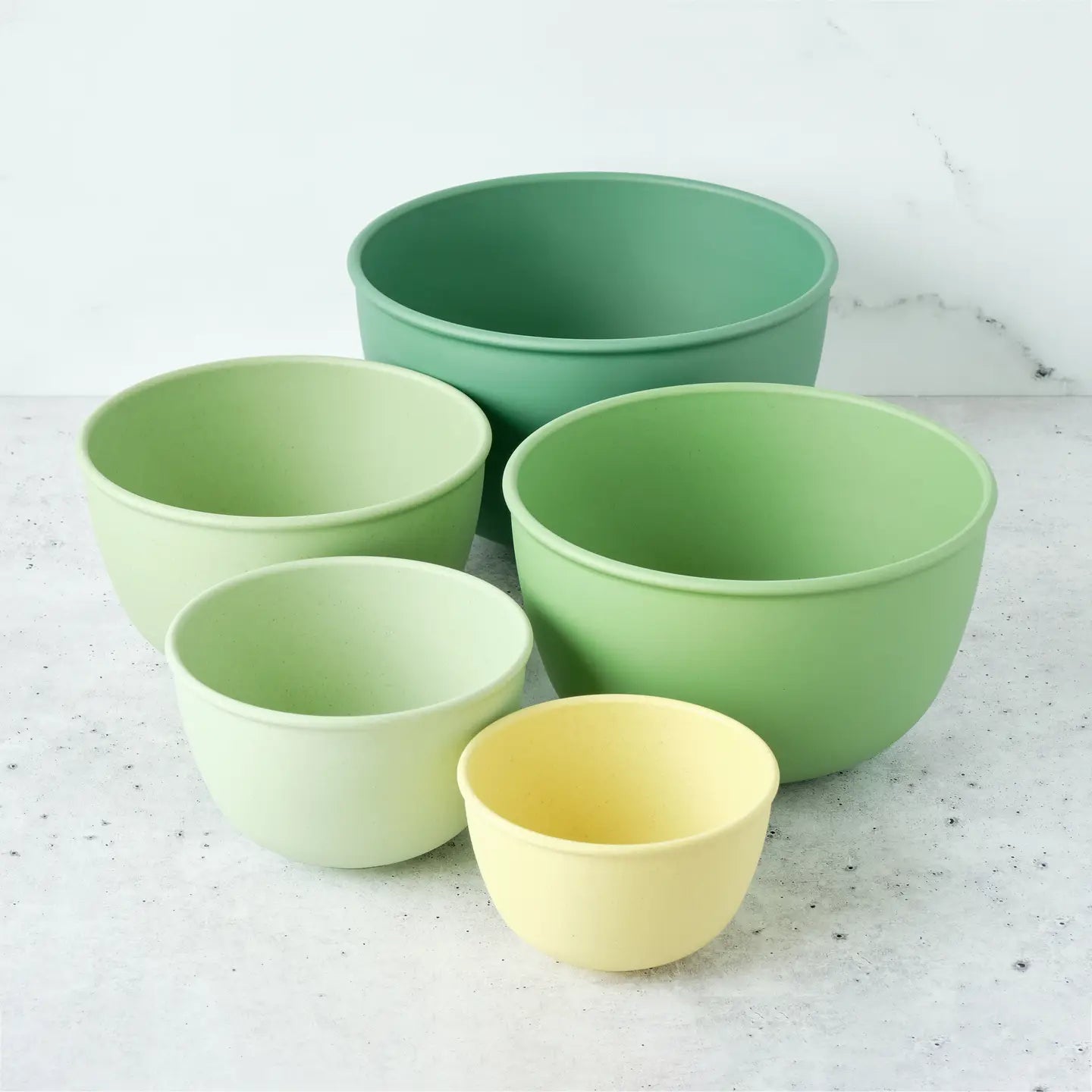 Bamboozle 5 Piece Mixing Bowl Set: Fresh Guacamole