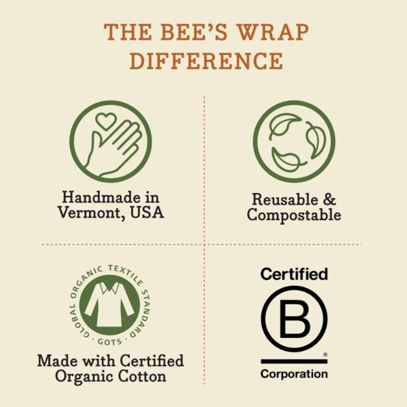 Bee's Wrap: Bread Wrap, Garden Party