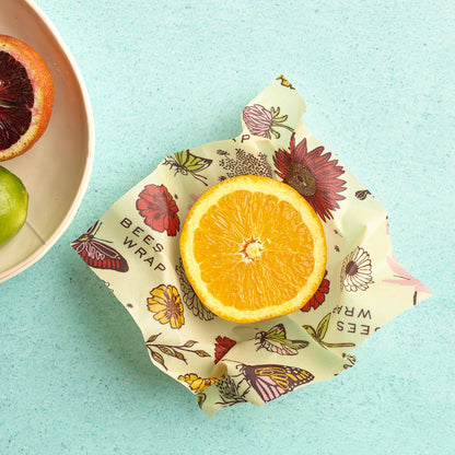 Bee's Wrap Cut-To-Size Roll: Meadow Magic