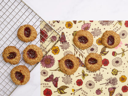 Bee's Wrap Cut-To-Size Roll: Meadow Magic