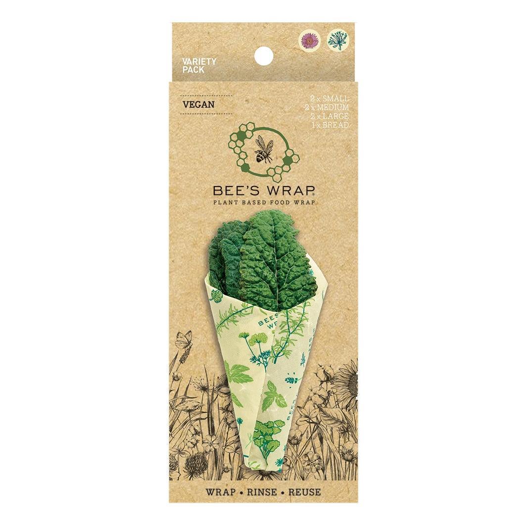 Bee's Wrap Plant Based Wraps: Variety Pack (Set of 7)