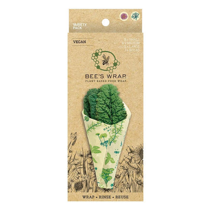 Bee's Wrap Plant Based Wraps: Variety Pack (Set of 7)