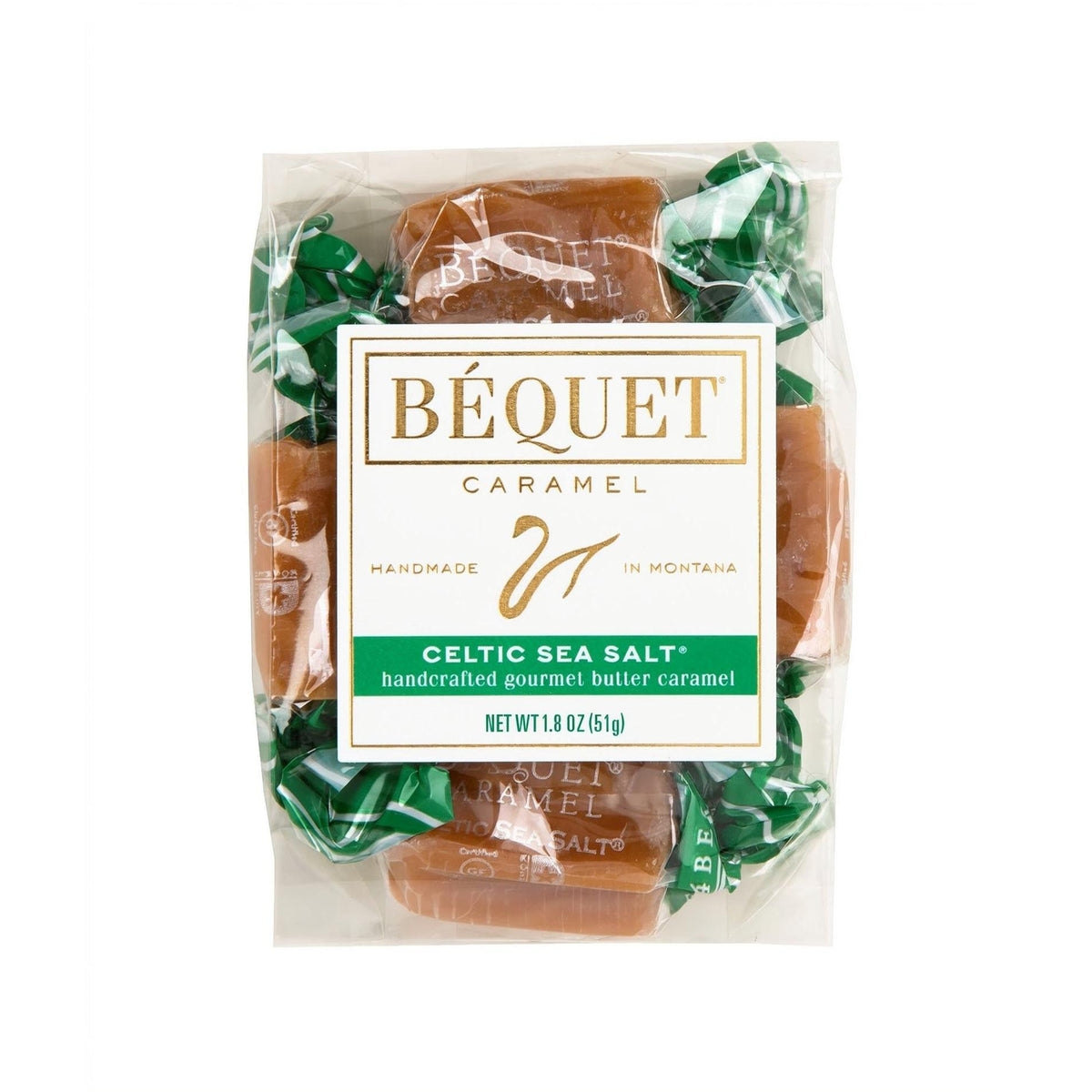 Bequet Caramel 1.8 oz Grab & Go Bag - Celtic Sea Salt