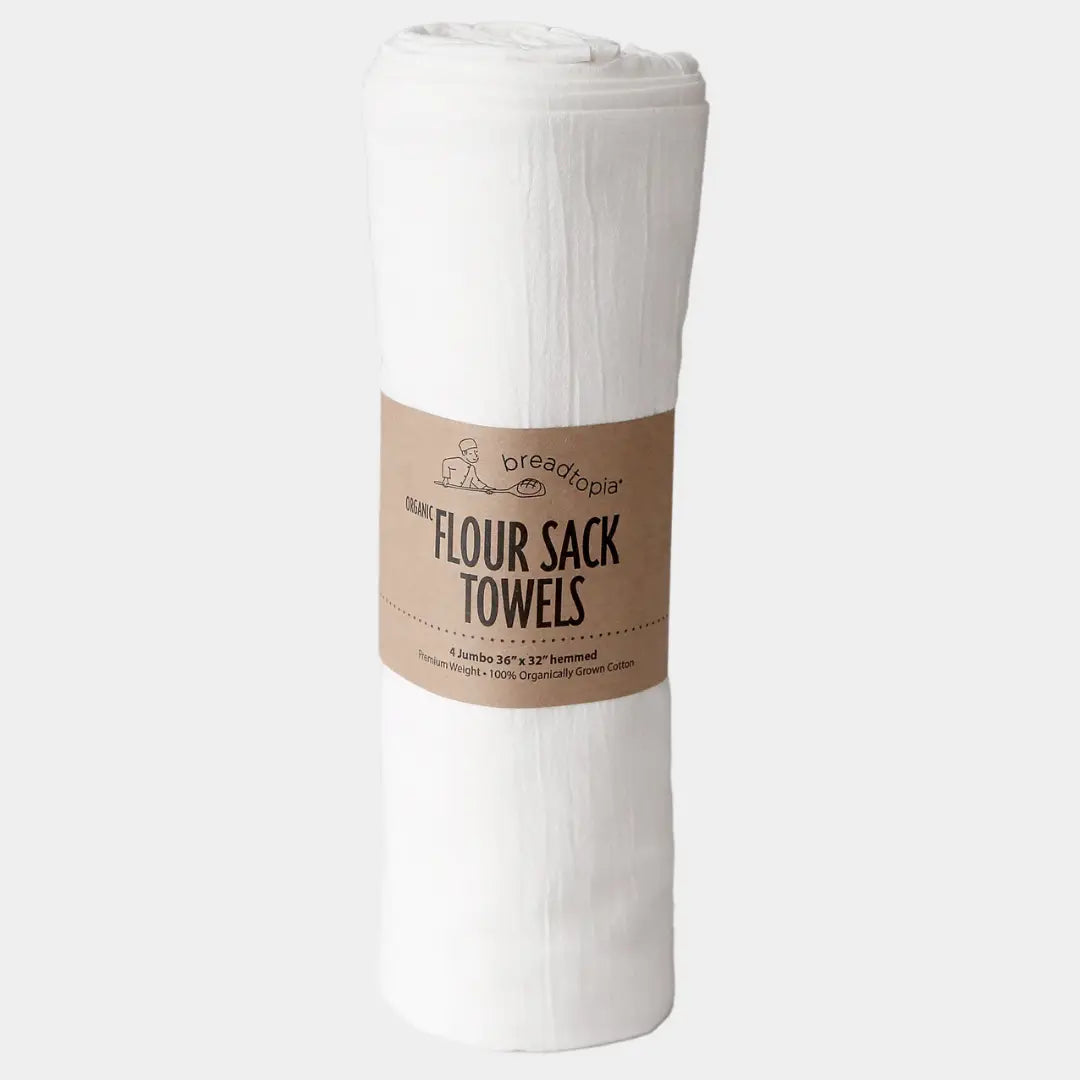 Breadtopia Organic Cotton Floursack Towels (Jumbo): Set of 4
