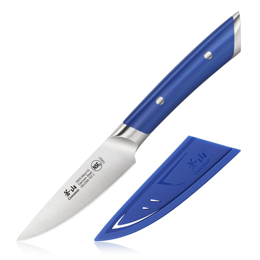 Cangshan Helena 3.5" Paring Knife w/Sheath, Blue
