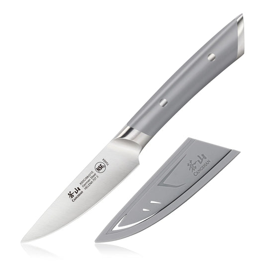 Cangshan Helena 3.5" Paring Knife w/Sheath, Gray