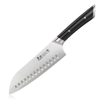 Cangshan Helena 7" Santoku Knife, Black