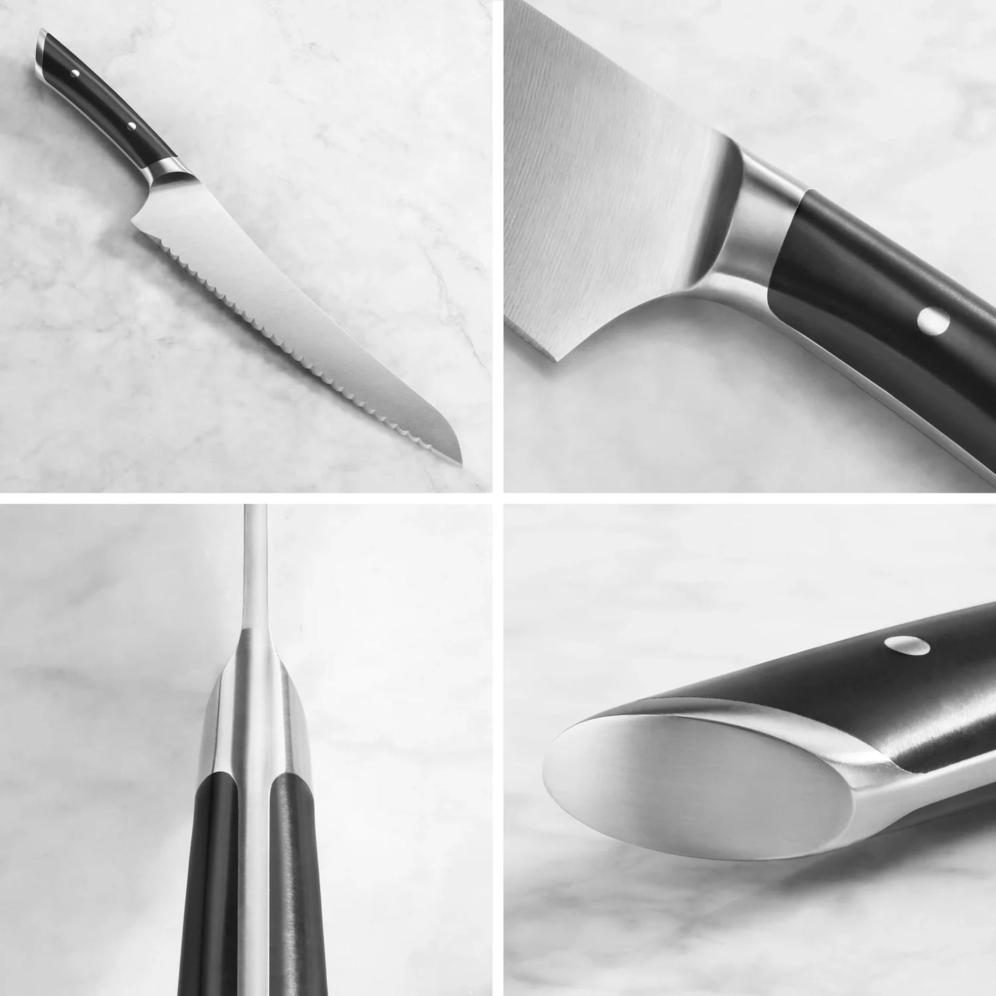 Cangshan Helena 9" Deli Knife, Black