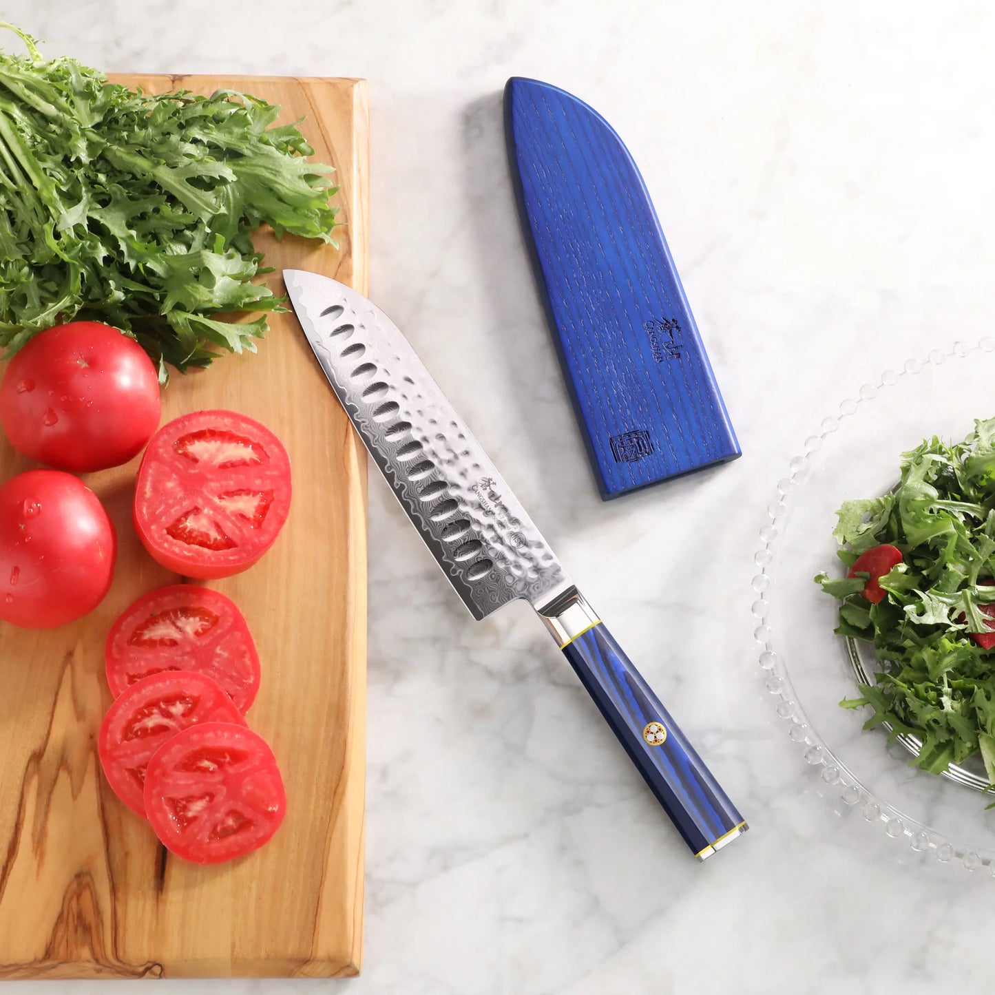Cangshan Kita 7" Santoku Knife w/ Sheath