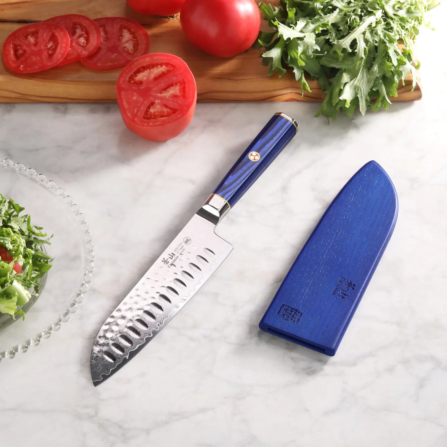 Cangshan Kita 7" Santoku Knife w/ Sheath