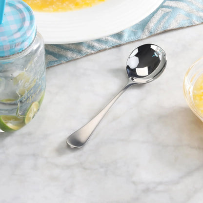 Cangshan Rain Flatware: Bouillon Spoon