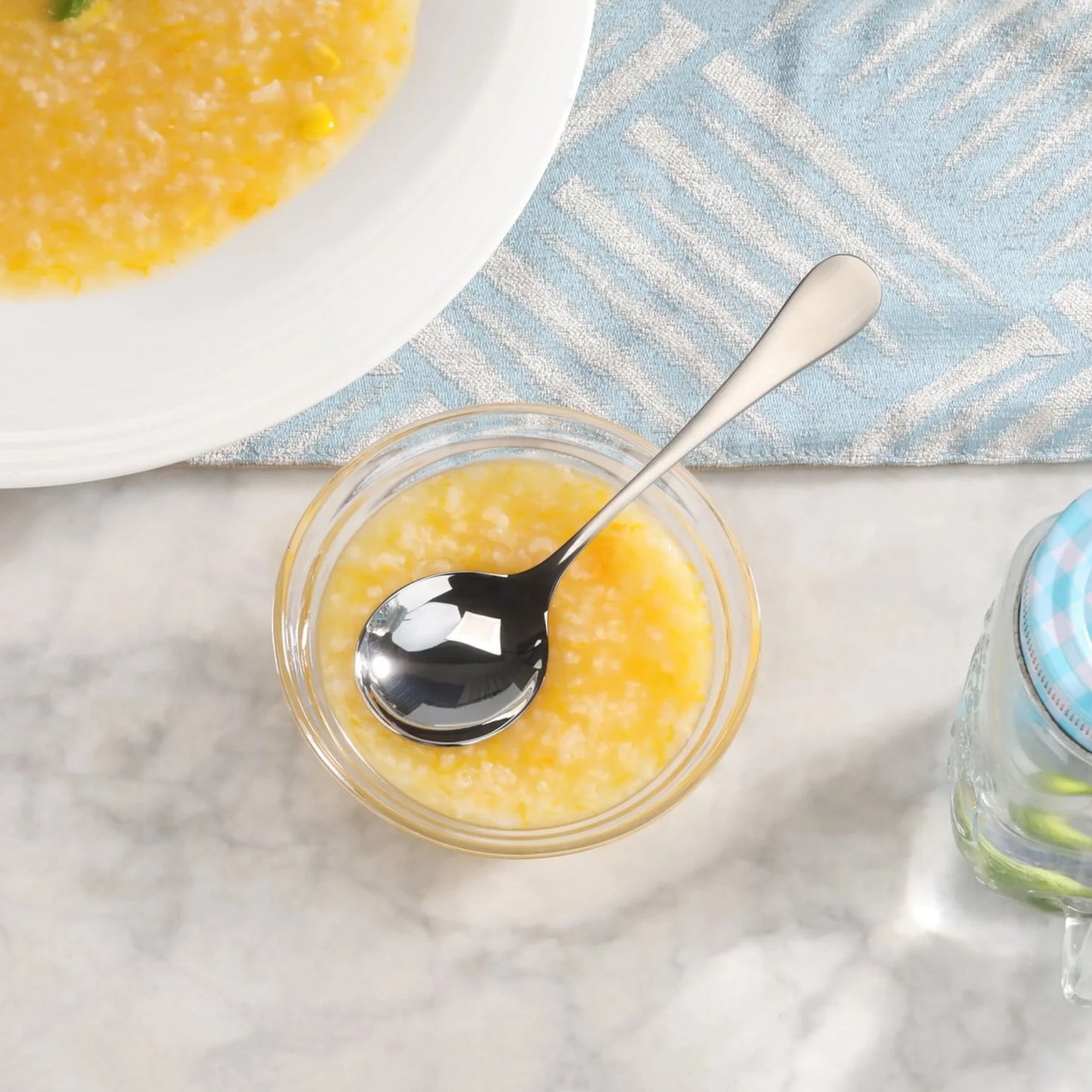 Cangshan Rain Flatware: Bouillon Spoon
