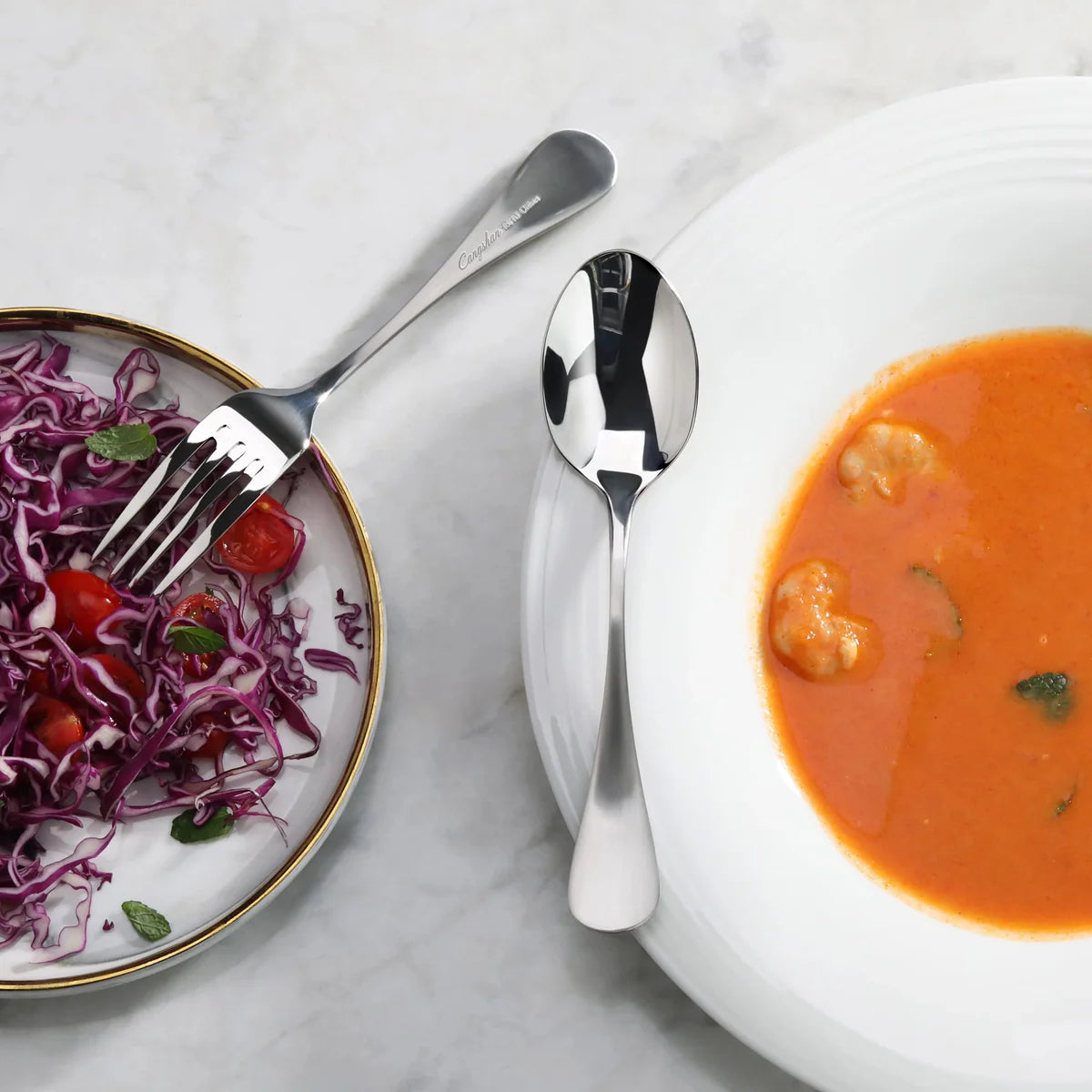 Cangshan Rain Flatware: Dinner Spoon