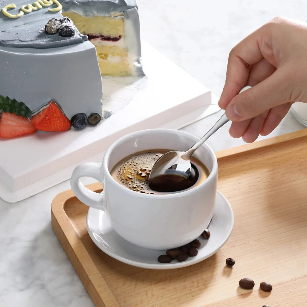 Cangshan Rain Flatware: Espresso Spoon