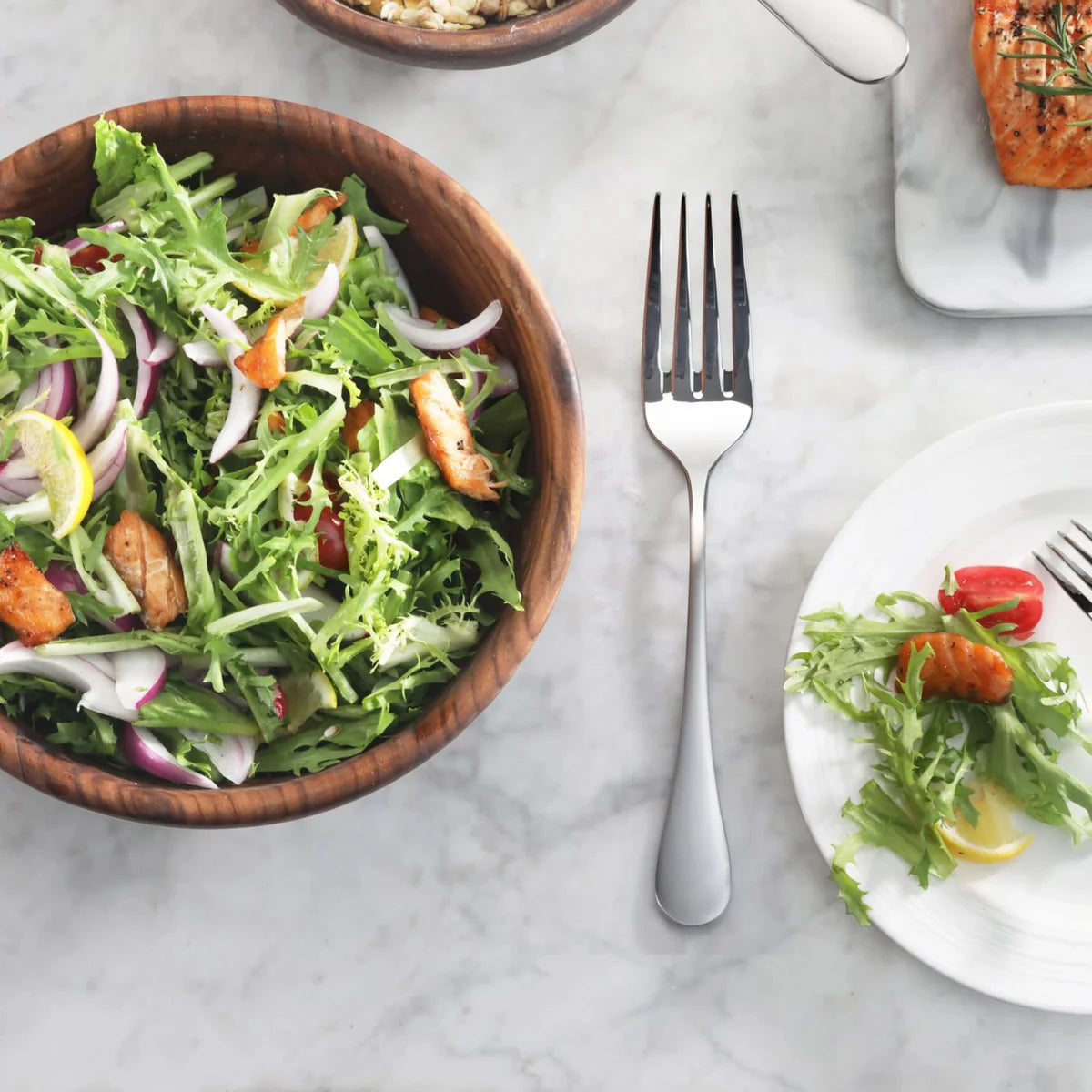 Cangshan Rain Flatware: Serving Fork