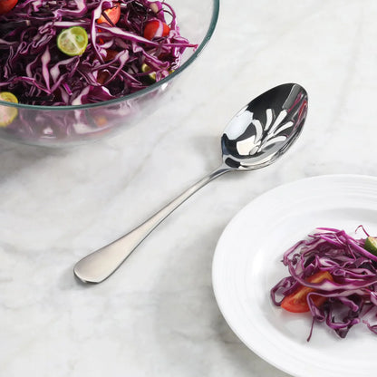 Cangshan Rain Flatware: Slotted Serving Spoon