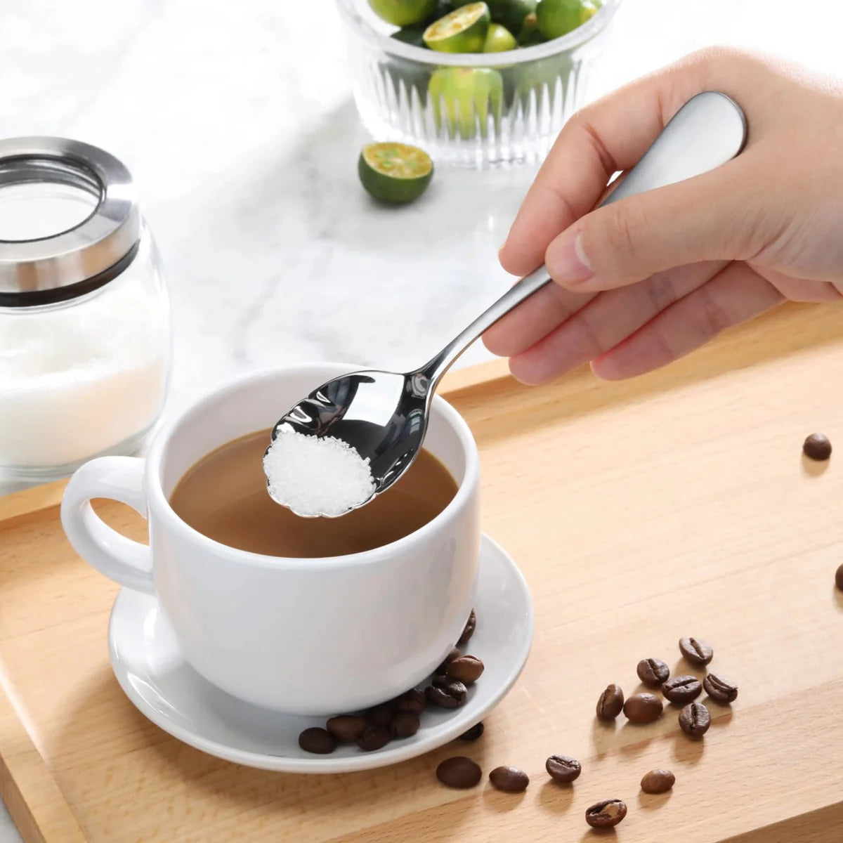 Cangshan Rain Flatware: Sugar Spoon