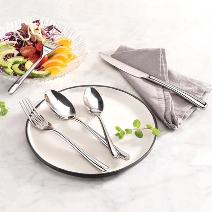 Cangshan Rain II Flatware: Forged 47 Piece Set
