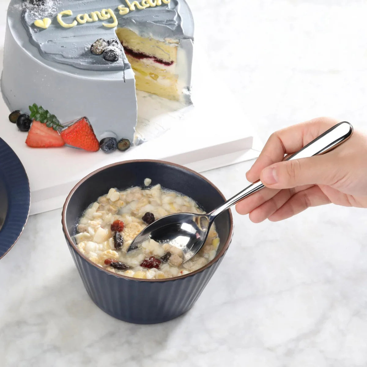Cangshan Rain II Flatware: Forged Dinner Spoon