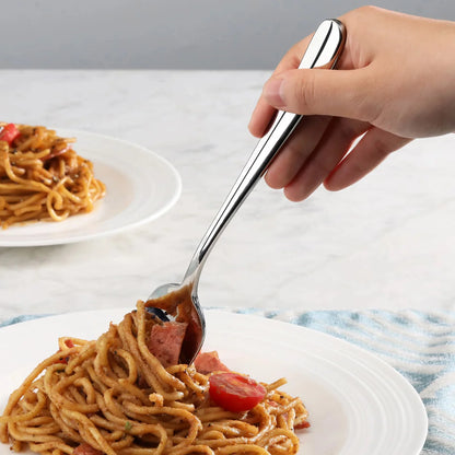 Cangshan Rain II Flatware: Forged Serving Fork