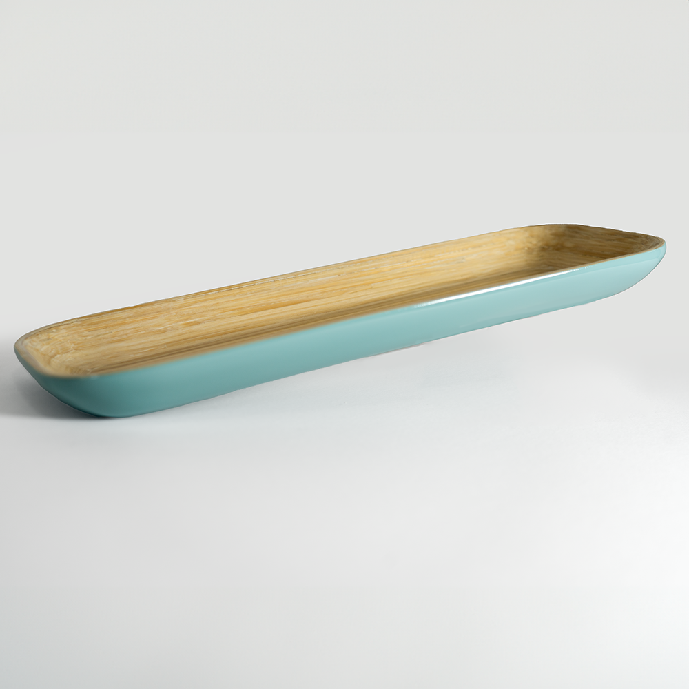 Caytre Living Olive Tray: Turquoise