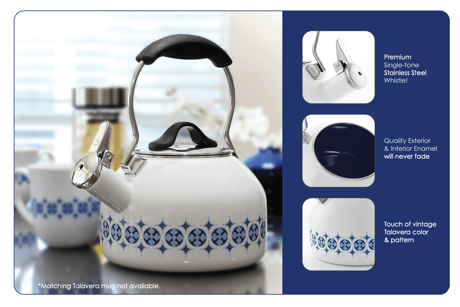 Chantal Talavera Teakettle - Thumbnail 3