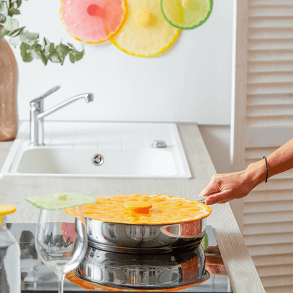 Charles Viancin Citrus Lid: 11", Orange
