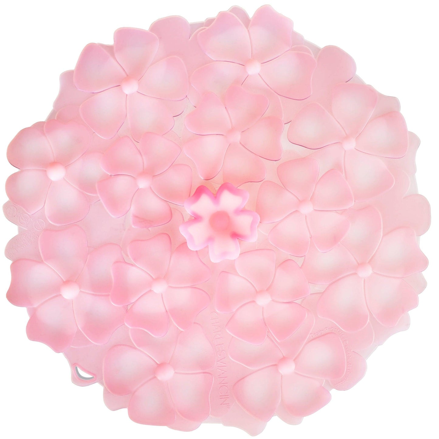 Charles Viancin Geranium Lid: 9", Light Pink