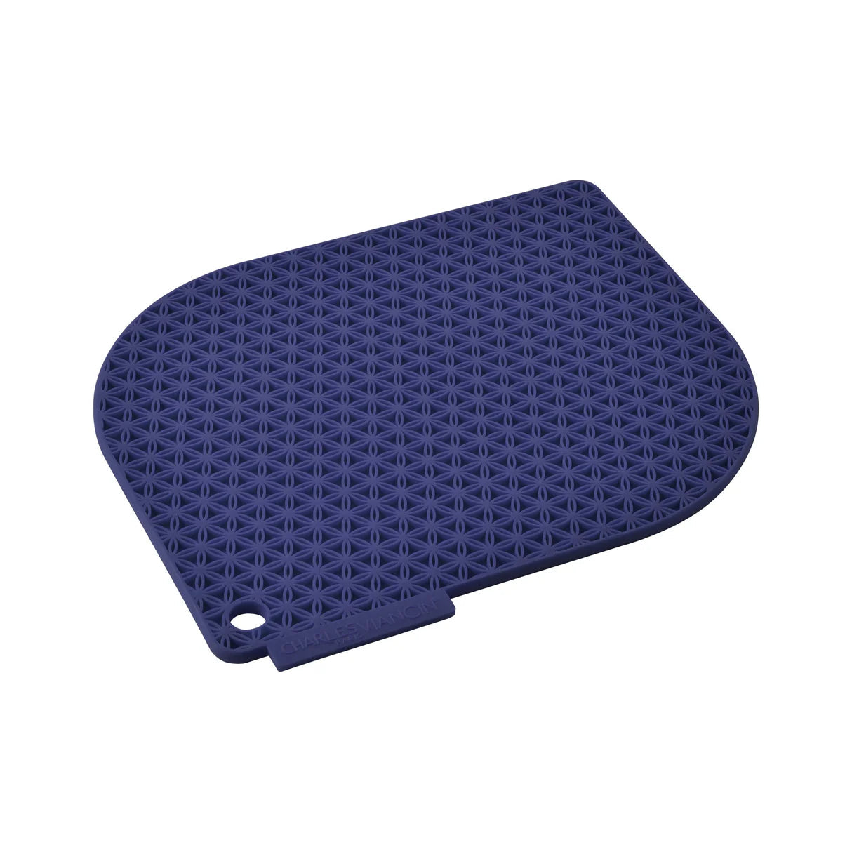 Charles Viancin Honeycomb Pot Holder: Blackberry Blue