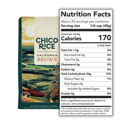 Chico Rice Brown Milled California Japonica Rice