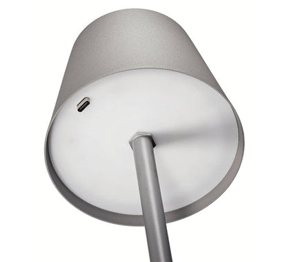 Cilio LED Table Lamp: "Sole", White