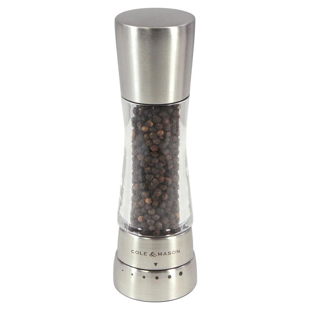 Cole & Mason Derwent Pepper Mill: Stainless Steel