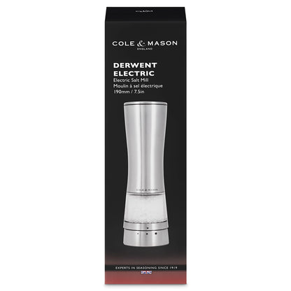Cole & Mason Derwent Rechargeable Electric Mill: Salt