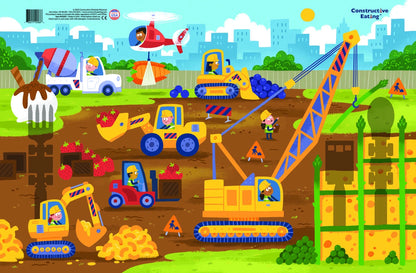 Constructive Eating Placemat: Construction
