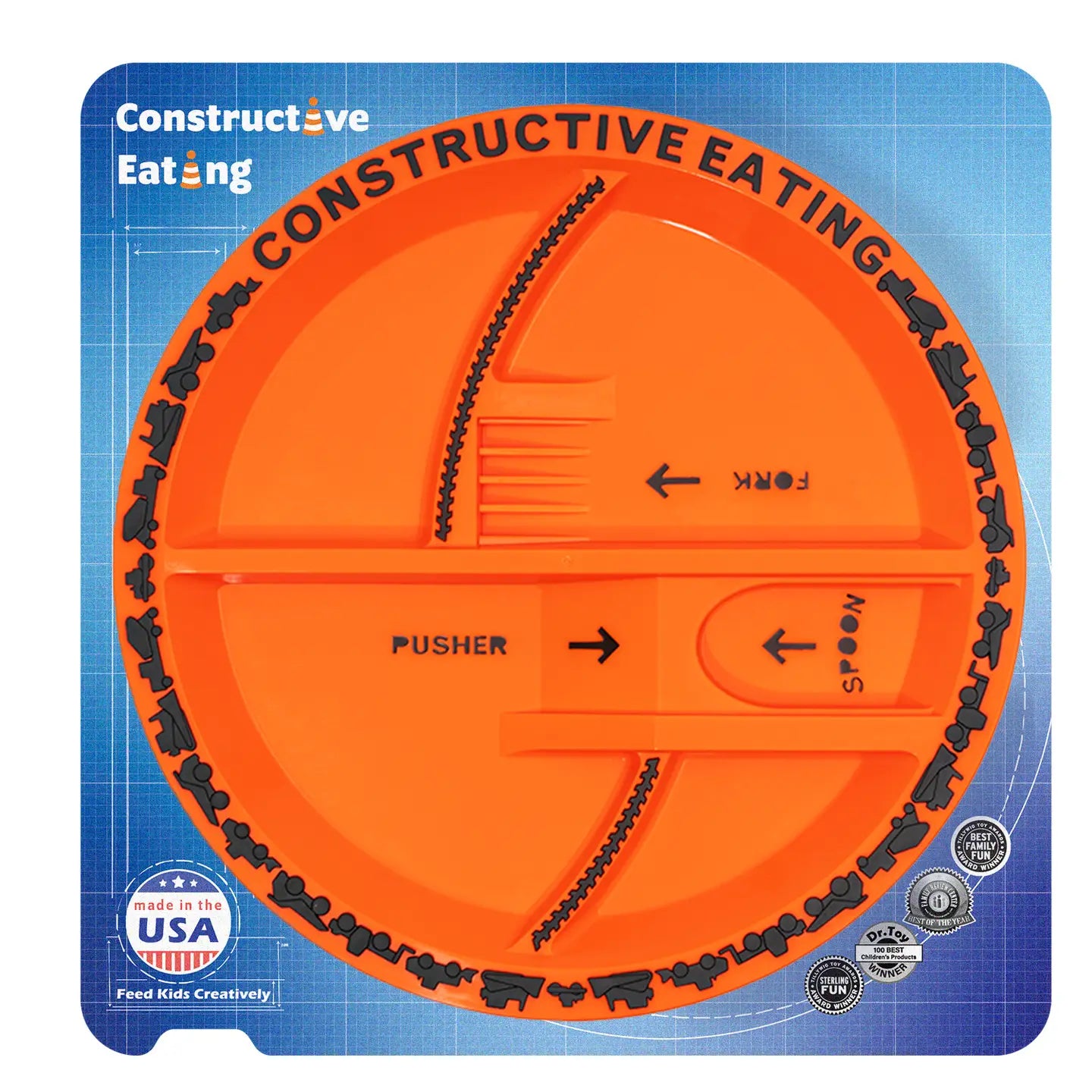 Constructive Eating Plate: Construction