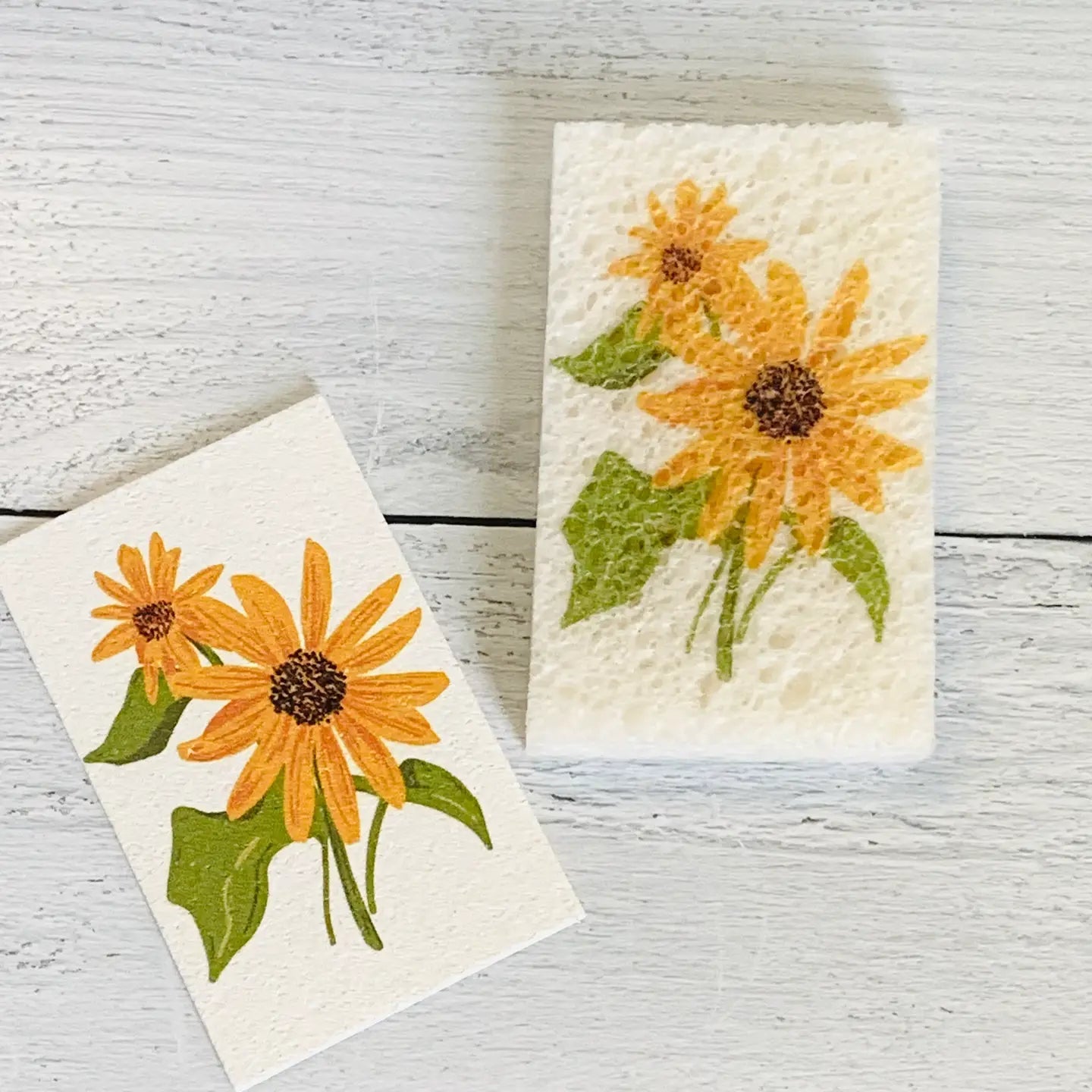 Corvidae Compostable Pop-Up Sponges (Set of 3): Wildflowers