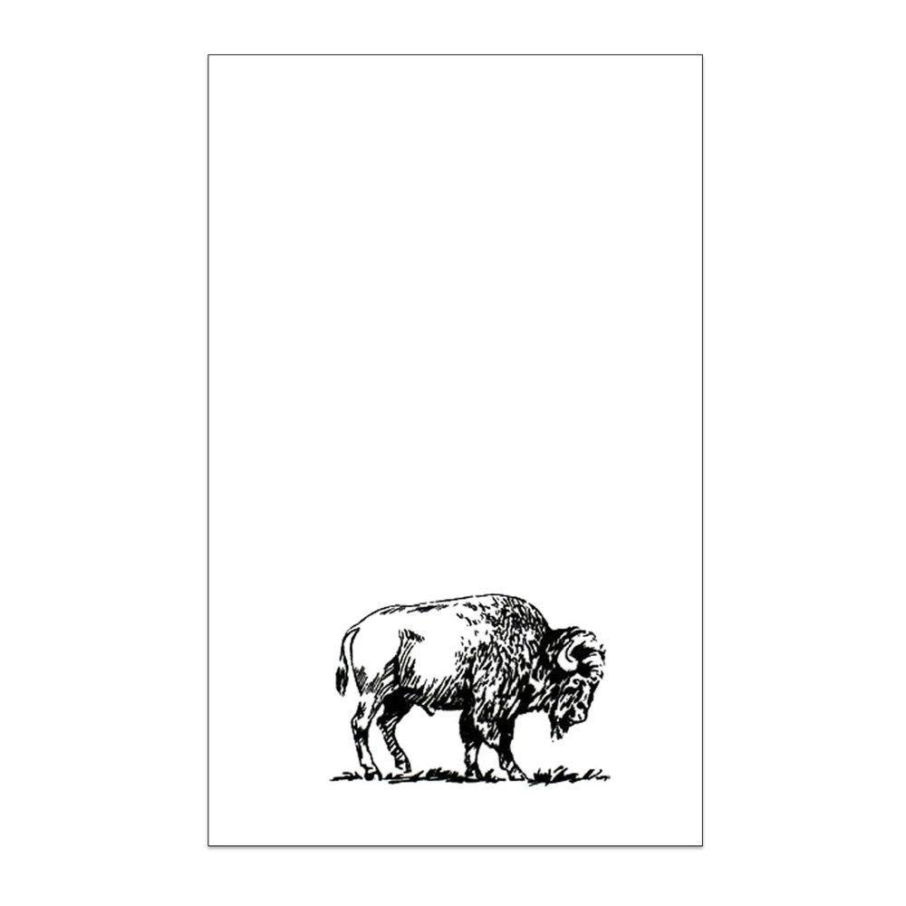 Corvidae Tea Towel: Bison