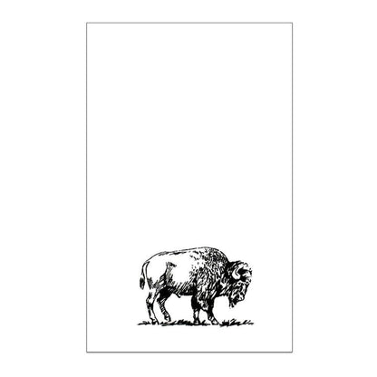 Corvidae Tea Towel: Bison