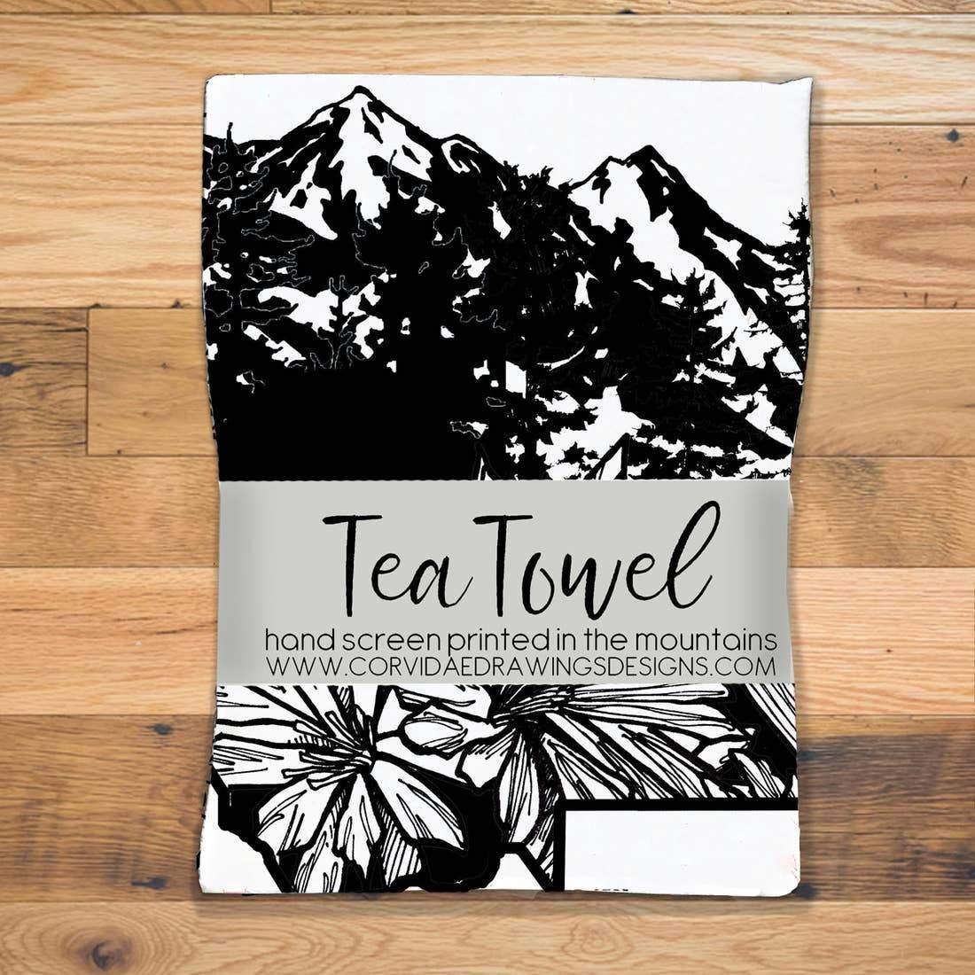 Corvidae Tea Towel: Montana